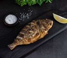 Дорадо на мангале