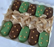 Чизкейки-эскимо со звездами