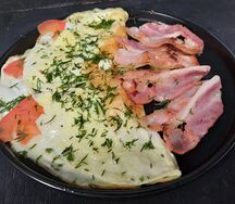 Яичница с беконом