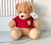 Мишка в красной кофточке