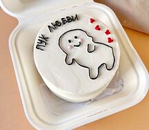 Бенто-торт Пук любви