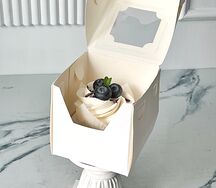 Капкейк шоколадный с вишневой начинкой