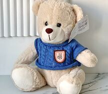 Мишка в синей кофточке
