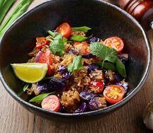 Лапша с овощами