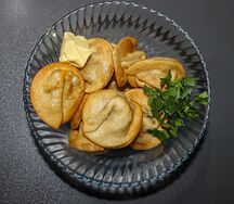 Պելմենի տապակած մսով