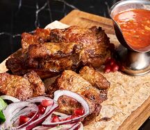 Шашлык из cвинoй шеи