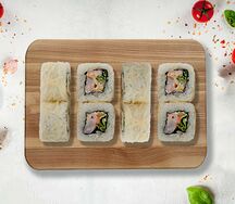 Цезарь ролл с креветкой