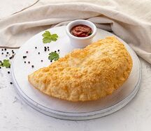 Чебурек банан и шоколадная паста