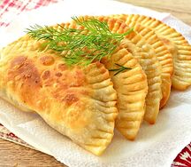 Чебурек с мраморной говядиной