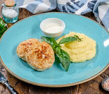 Котлета куриная жареная