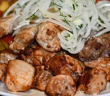Ассорти из мяса на мангале