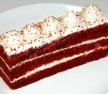 Пирожное Красный бархат Лаки