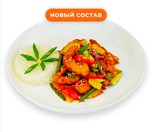 Курица с ананасами