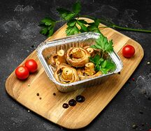 Шампиньоны на мангале