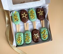 Пирожное Картошка-эскимо с звездами