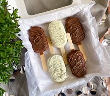 Пирожное Картошка в молочном и белом шоколаде в подарок близкому человеку