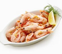 Креветки варёные к пенному