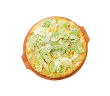 Пицца цезарь с курицей