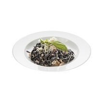 Черная паста с морепродуктами