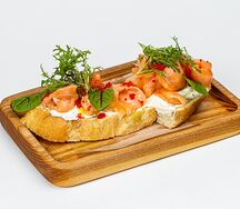 С лососем и творожным сыром