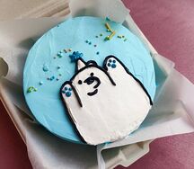 Бенто торт Белый мишка