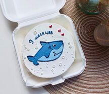 Бенто-торт с акулой