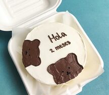 Бенто-торт Две мишки