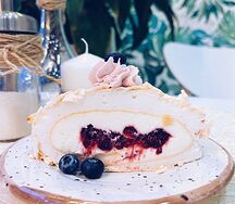 Меренговый рулет