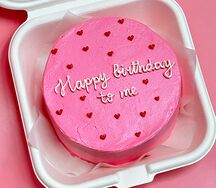 Бенто торт Happy birthday to me