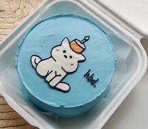 Бенто-торт Котик и тортик