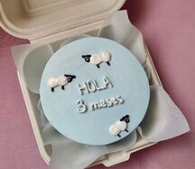 Бенто торт с овечками на 3 месяца