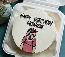 Бенто торт Happy birthday Princess