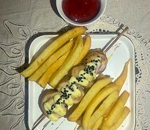 Шашлычок из курочки с беконом
