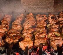 Шашлык из cвинoй мякоти