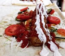 Люля-кебаб в лаваше из баранины