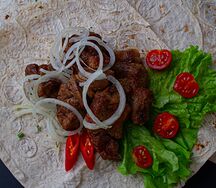 Шашлык из cвинoй шейки