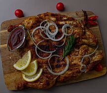 Курица на мангале