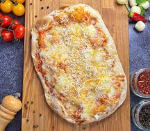 Римская пицца Четыре сыра