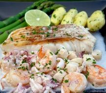 Filet de capitaine au fruit de mer