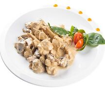 Escalope crème champignon ou poivre