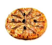 Pizza sicilienne avec gruyere