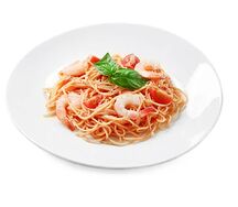 Spaghetti aux gambas