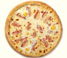 Pizza carbonara