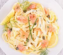 Tagliatelle saumon