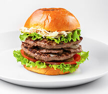 Tandem steakhouse burger