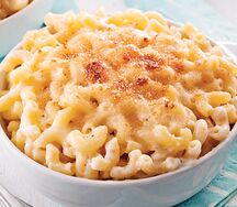 Pâtes gratinées au fromage