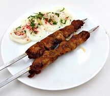 Шашлык из куриных крылышек