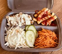 Шаурма в тарелке