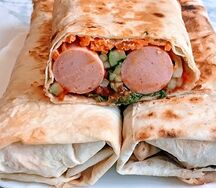 Сосиски в лаваше