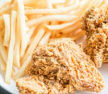 Ailes de poulet pané